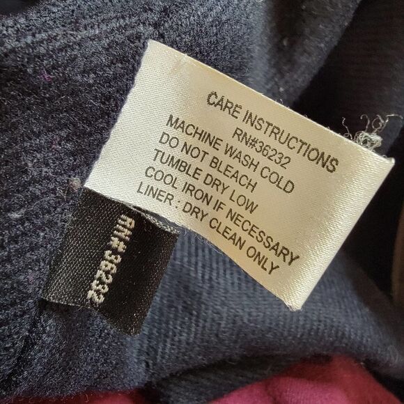 Gallery Velvet Hood Coat Gray Black Size XL - Picture 7 of 16